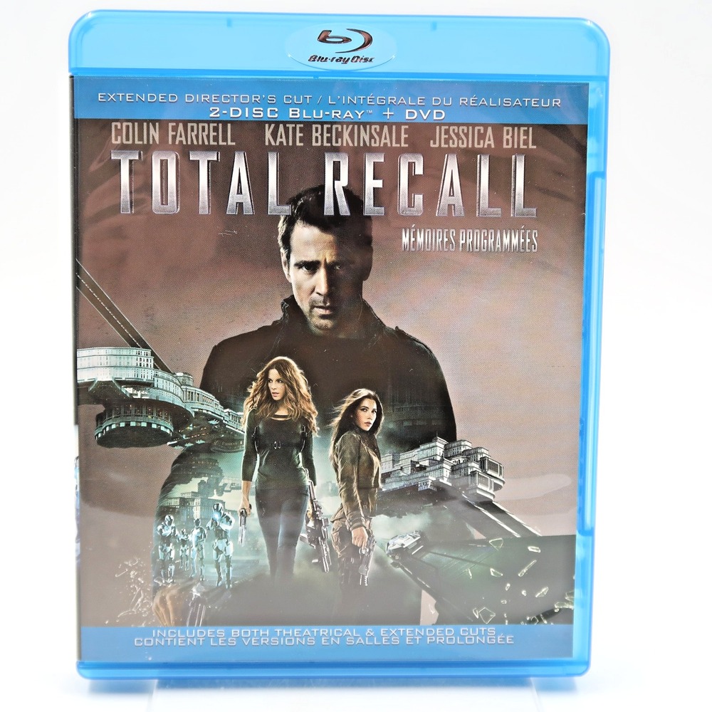 Total Recall Blu-ray 2012 Extended Director's Cut Colin Farrell Kate Beckinsale